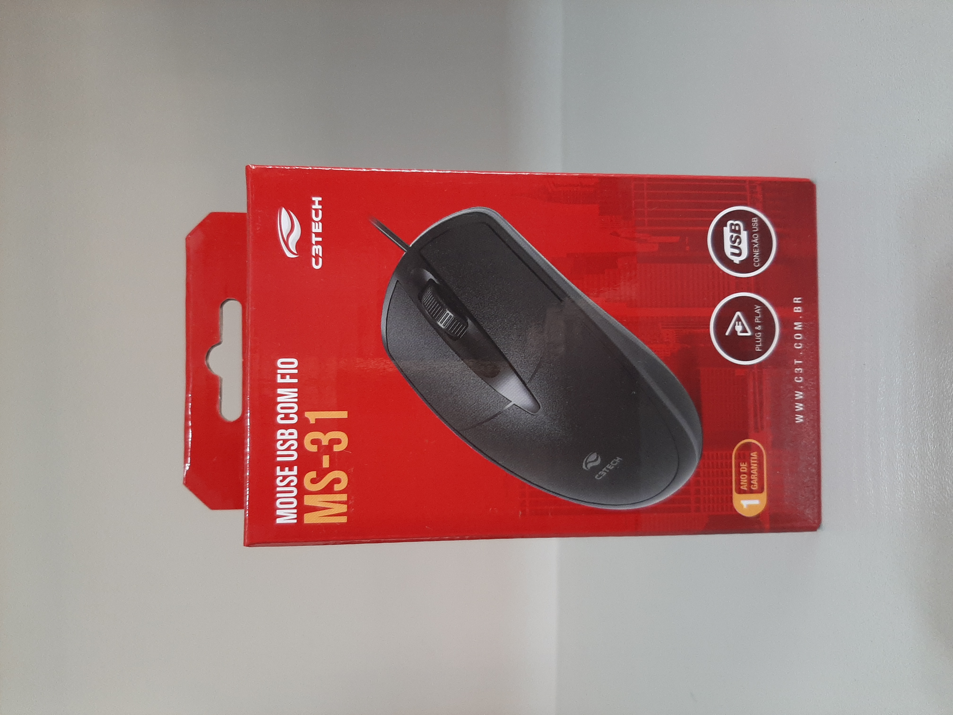 MOUSE C3TECH USB C/ FIO